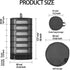 7 Herb Drying Rack Hanging Mesh, Large Layer Plant Drying Rack with Door Type Zipper & Closed Storage Compartment
