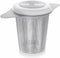 Teabloom Universal Loose Tea Infuser with Dual-function Lid, Fits Cups, Mugs, and Teapots