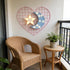QiaoFei Decorative Moon-Star Night Light,Cute LED Nursery Night Lamp Gift-Marquee Moon-Star Sign for Birthday