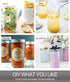 VERONES Wide Mouth Mason Jars, 22oz, 12 Pack with Lids and Bands, Ideal for Jam, Honey, Wedding Favors