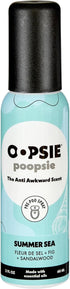 Summer Sea Before & After You Go Toilet Spray, 2oz Portable Odor Eliminator for Travel