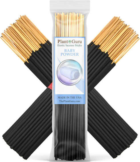 Baby Powder Exotic Incense Sticks 7 Inch - Bulk 1 Bundle 85