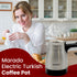 Marado Arabic/Turkish Foldable Portable Electric Coffee Pot, Stainless Steel, up to 5 cups