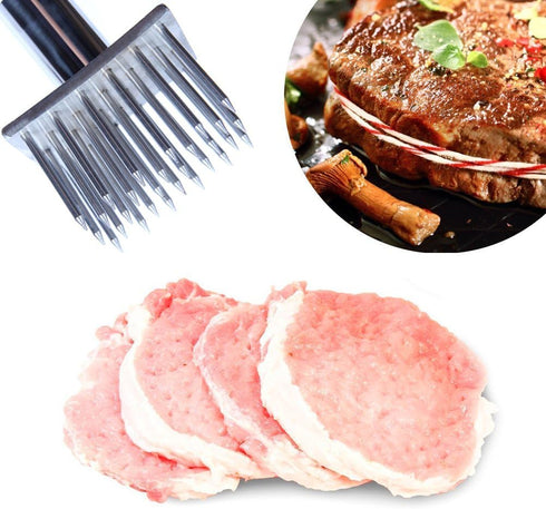 Professional Meat Tenderizer Tool with 28 Stainless Steel Blades for Beef, Pork, Chicken