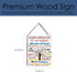 Science Classroom Decor: Science Wall Art, "In This Laboratory We Are Patient" Wooden Hanging Sign for School