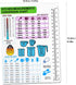 Kitchen Conversion Chart Magnet, 8.58In Measurement Refrigerator Magnet, Cooking Measurement Conversion Chart