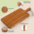 6 Pack (17 7 Acacia Wood Cutting Board with Handle Wooden Kitchen Chopping Boards Large Wooden Charcuterie Boards