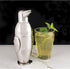 HIC Kitchen Bar Penguin Cocktail Shaker, 18/8 Stainless Steel, 18-Ounce, 3-Piece Set