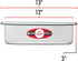 Fat Daddio's PSQ-12123 Anodized Aluminum Square Cake Pan, 12 x 3 Inch