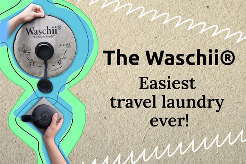 Portable Travel Laundry Bag - Solar Heated, Eco-Friendly, Compact Durable Laundry Solution for Camping and Hiking