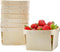 Cornucopia Brands Quart Wooden Berry Baskets (8-Pack) - 5.75-Inch Square Vented Wood Boxes