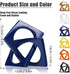XMGZQ Navy Blue Knot Statue for Coffee Table Centerpiece Decor,Modern Abstract Art Geometric Sculpture and Figurines
