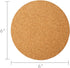Hygloss Products Natural Cork Coasters - Eco-Friendly Absorbent Rounds for Drinks, 3mm, 6 inch, Set of 24