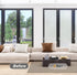 rabbitgoo Privacy Window Film - Frosted Glass Clings, Static Cling Heat Blocking Door Stickers for Home, 11.8" x 78.7"