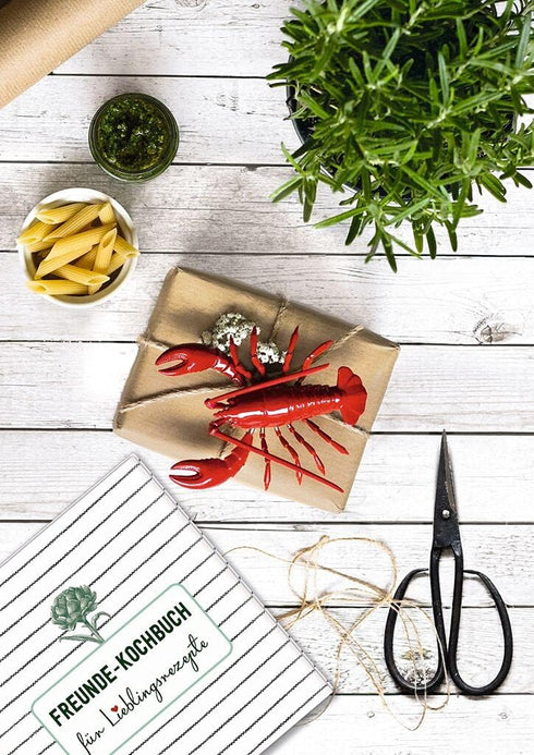moses 12.5 9 3.5 cm Wobble Magnet Lobster Decorative Magnet for The Kitchen, Metal, Red, x x