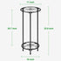 2 23.9 inch, CASIMR Plant Stand Indoor Outdoor, Metal Rustproof Flower Shelf Tier Tall Multiple Plant Pot Holder Rack