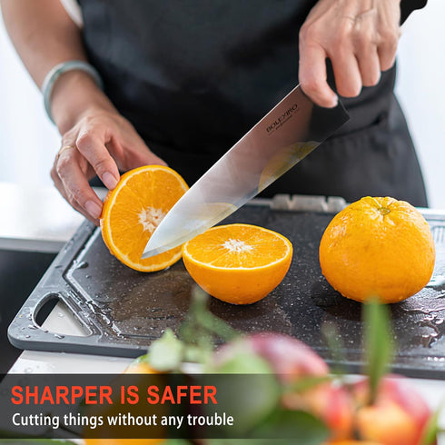 Chef Knife, 10 inch High Carbon Stainless Steel Kitchen Knife with Ergonomic Handle for Household or Business