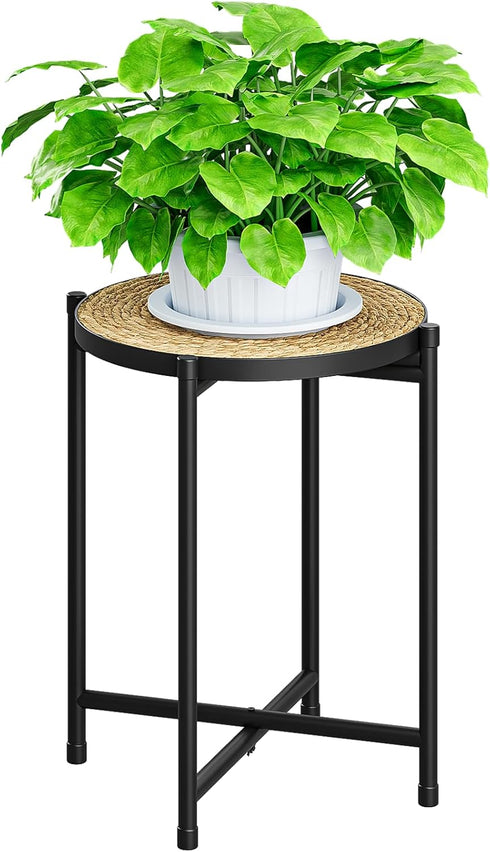Bamworld Indoor Plant Stand Tall Plant Table Corner Plant Stool Boho Small