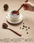 7 Pcs Wooden Spoons for Eating, Small Serving Spoon for Honey, Tea, Coffee, Soup Wood Teaspoons for Cooking, Mixing
