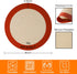 Round Silicone Baking Mats Set of 2-Silicone Mat for 8 Inch Pizza Cake Pan Air Fryer,Non-Stick Reusable Heat Resistant Baking Sheets for Bread Cookies Rolling Pie Tortilla Pastry Dough by KICKOIL