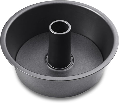 HONGBAKE Angel Food Cake Pan with Removable Bottom, 10 Inch Tube Pan, Nonstick Pound Cake Pans
