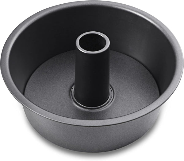 HONGBAKE Angel Food Cake Pan with Removable Bottom, 10 Inch Tube Pan, Nonstick Pound Cake Pans