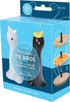 R&M International Set of 2 Black and White Pie Bird Vents
