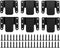 Sofa Interlock Sectional Couch Connector Bracket, Universal Furniture Interlocking Photo Frame Mirror Inter Lock 6 Pack