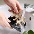 Bamboo Wooden Soap Dishes for Shower with Drainage for Bathroom Bar Soap Holder Soap Holder Sink Deck Bathtub Shower