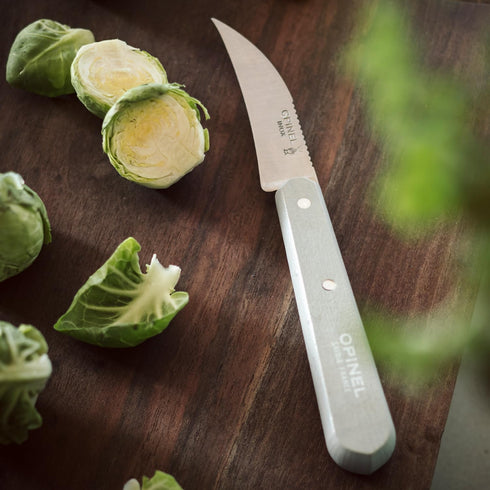 Opinel Les Essentials - Small Kitchen 4 Piece Knife Set, Corrosion Resistant High Carbon Steel (Primo)