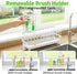 Countertop Sponge Holder for Kitchen Sink, Rustproof Sink Caddy Organizer with Dish Brush Holder, Self-Draining Kitchen