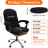 SUNJOYCO Computer Office Chair Covers Set, Water Resistant Stretchable Slipcovers with Armrest Covers
