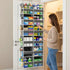 6 12 80 lbs Over the Door Organizer Tiers, Extra Large Behind Door Storage of Compartments, Weight Capacity Hanging