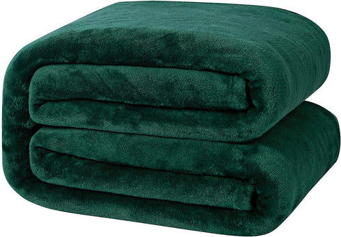 StangH Super Soft Green Fleece Blanket, Fall Flannel Fuzzy Throw for Couch/Office/Dog, Lightweight Microfiber Plush
