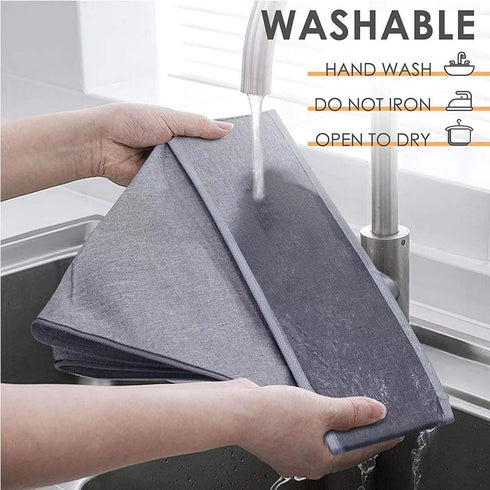 Underwear Organizer with Drawer Dividers, Foldable Fabric Dresser Closet Organizers, Dark Grey, 24cell Storage Box