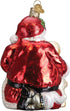 Old World Christmas Ornaments Santa Puppy Love Glass Blown Ornaments for Christmas Tree
