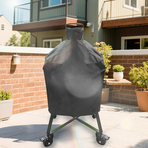 Mydracas Grill Cover fit Mini-Max & Mini Big Green Color Egg,Green Egg Accessories,Black Waterproof Full Grill Cover