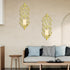 Elegant Gold Metal Candle Sconces for Wall Decoration - DIY Wall Mounted Holders
