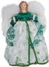Kurt Adler UL 10-Light Angel Treetop Figurine, 12-Inch, Irish Tree Topper