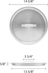 Pot Lid Thunder Group, 32 Quart, Silver