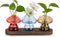Glasseam Mushroom Plant Propagation Station: Glass Plant Terrarium Jar with Wood Stand