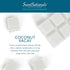 Scentsationals Coconut Vacay 2.5 oz Fragrant Melts, 6 Scented Wax Cubes, Small Green