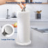 NearMoon Standing Paper Towel Holder, Kitchen Roll Holder for Bathroom Countertop, Standard or Jumbo-Sized (Marble Base)