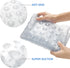 AmazerBath Bath Tub Mat - Medium Size Non-Slip Shower Mats with Suction Cups, Machine Washable