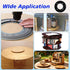 6 Packs 8'' 5/16''Thick Lazy Susan Hardware, Heavy Duty Turntable Bearing Swivel Pate for Rotating Table, Book Case