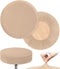 HFATMOS 2 Pcs Bar Stool Covers Round Stool Slipcovers High Elastic Circle Chair