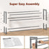 3-Tier Closet FAVOOSTY Expandable Shoe Rack, Adjustable Shoe Shelf Storage Organizer Space Saving Metal Free Standing