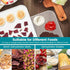 8 8 (11x 11in) Pcs Silicone Food Dehydrator-Trays with Edge, Pcs Mesh Dryer Mats,Reusable Non Stick Silicone Dehydrator
