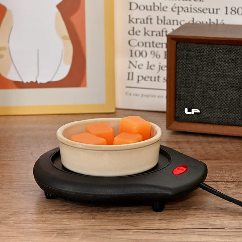 ASAWASA Coffee Mug Warmer, Candle Warmers for Large Jar, Safely Releases Scents Without a Flame, Enjoy Your Warm Coffee