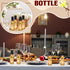 12 5 Oz Woozy Tioncy Pcs Vanilla Extract Bottles for Homemade Vanilla Jar Glass Bottle with Cap, Shrink Capsules